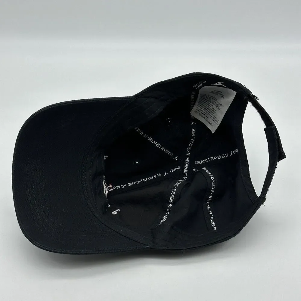 Air Jordan Hat Cap Adjustable Black Red Jumpman Basketball Casual Boys Youth